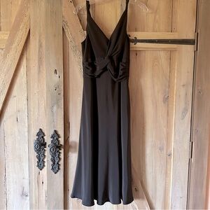 Ann Taylor Dark Brown Sleeveless Dress Size 10